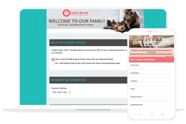 DonorPerfect Online Forms